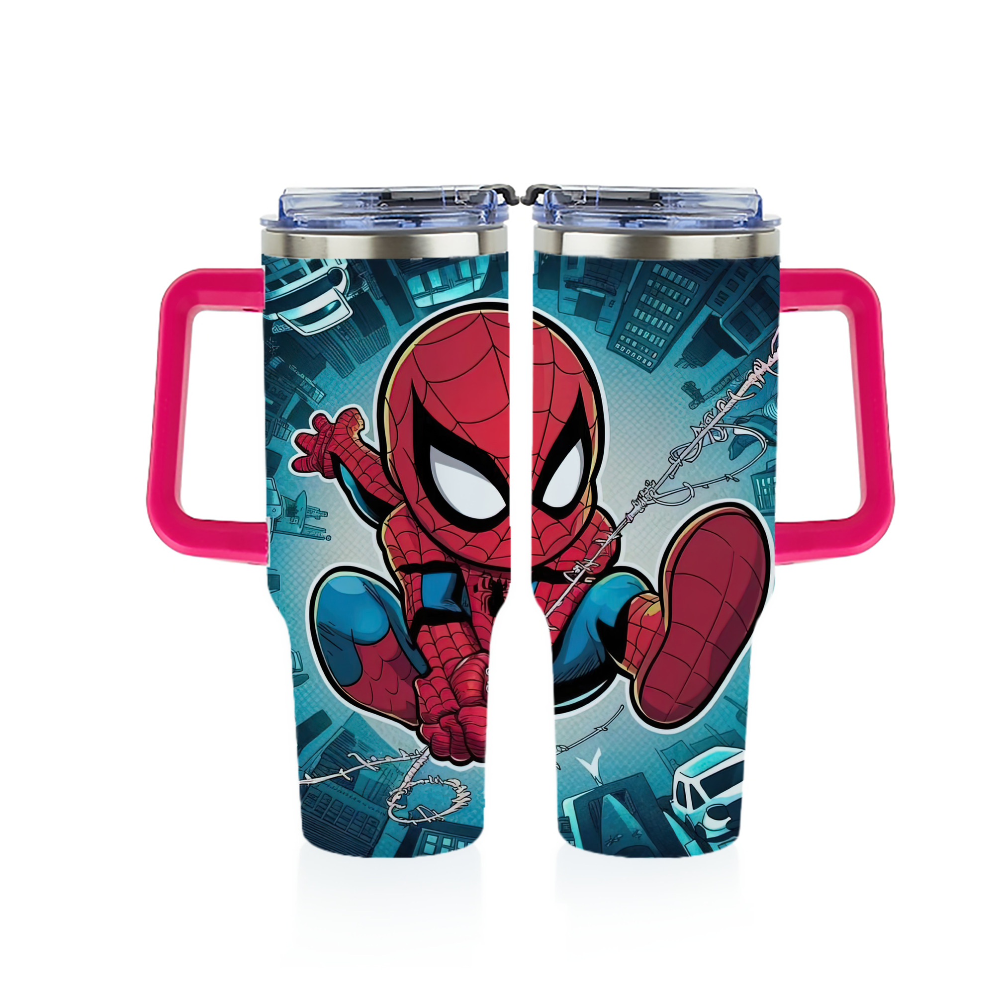 （画像用） Spider Man スパイダーマン 1200ｍLフルプリント車用タンブラー